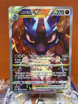Lucario VSTAR SWSH291 SWSH: Sword & Shield Promo Cards Holo NM 2041 - Image 1