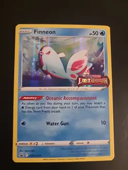 Finneon - SWSH240 - Pokemon Sword & Shield Promo Ultra Rare Holo Card NM - Image 1
