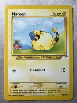 Mareep 75/105 Neo Destiny Common Pokemon Card NM/MINT - Image 1
