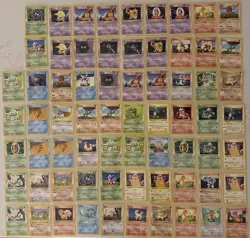 Pokemon Base Set 68 Card Lot SHADOWLESS - Image 1