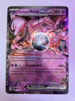 Team Rocket's Mewtwo Ex SVP205 NM - JUMBO Card - Black Star Promo - Image 1