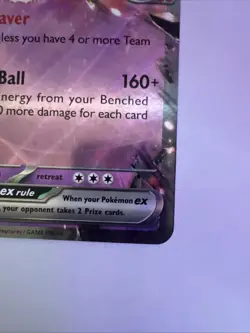 Team Rocket's Mewtwo Ex SVP205 NM - JUMBO Card - Black Star Promo - Image 5