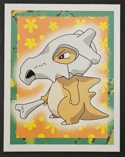 Cubone #104 Merlin Collections Vintage Sticker Pokemon Trading Card Game 1999 NM - Image 1