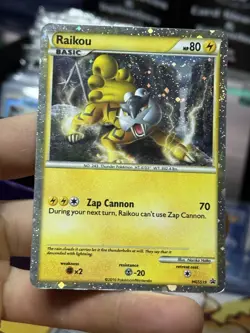 #2 Raikou HGSS19 Black Star Promo 2010 Holo Rare Pokemon Card TCG - Image 3