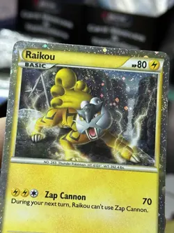 #2 Raikou HGSS19 Black Star Promo 2010 Holo Rare Pokemon Card TCG - Image 5