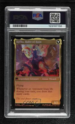 Kefka Court Mage Kefka Ruler of Ruin Foil Magic Final Fantasy PSA 10 GEM MT - Image 2
