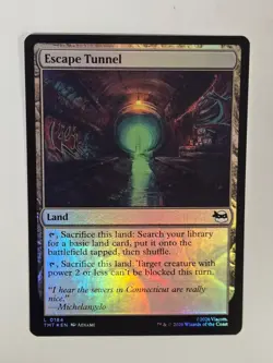 Escape Tunnel L Teenage Mutant Ninja Turtles 184 NM FOIL - Image 1