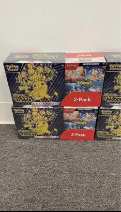 Pokemon Surging Sparks Elite Trainer Box/Booster Bundle Costco 2-Pack - Lot of 2 - Image 1