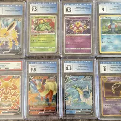 Pokemon Graded Card Lot - Mew, Jolteon V, Flareon V, Vaporeon V, Promos - Image 4