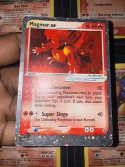 Magmar ex 100/109 Ruby and Sapphire Holo Pokemon - Image 1