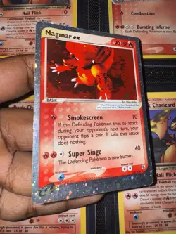 Magmar ex 100/109 Ruby and Sapphire Holo Pokemon - Image 2