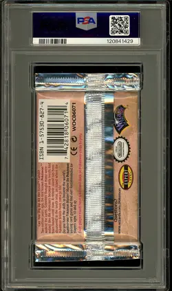 Pokemon 1999 Vintage WOTC 1st Edition Fossil Lapras Sealed Booster Pack PSA 9 - Image 2