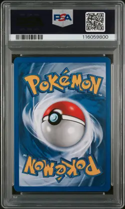 2001 DOUBLE HOLO ERROR #3 CELEBI-HOLO PSA 8 NEO REVELATIONS POKEMON - Image 2