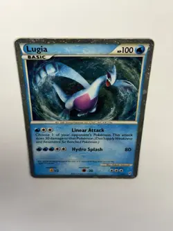 Pokemon TCG Lugia SL7 Shiny Holo Rare Call Of Legends Heavily Played Damaged - Image 5