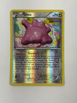 Pokemon TCG Ditto 108/149 Reverse Holo Rare Boundaries Crossed Moderately Played - Image 1
