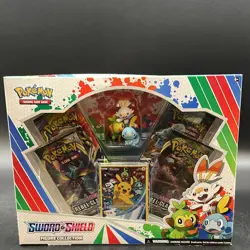 Pokemon TCG Sword & Shield Figure Collection Box Cosmic Eclipse Sealed - Image 1