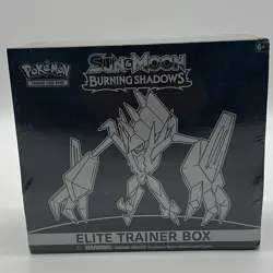 Pokemon TCG Sun & Moon Burning Shadows Elite Trainer Box Factory Sealed - Image 1
