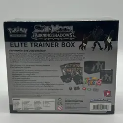 Pokemon TCG Sun & Moon Burning Shadows Elite Trainer Box Factory Sealed - Image 2