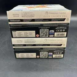 Lot of (2) Pokemon Prismatic Evolutions Pokemon Center Elite Trainer Box Sealed - Image 4