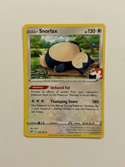 Snorlax 143/196 Pokemon Prize Pack Series 3 NM Lost Origin variant D* - Image 1