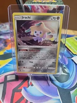 Pokemon TCG Jirachi SM161 Team Up Pre-Release Promo - Image 1