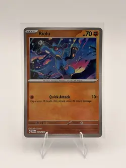 Riolu Master Ball Pattern Holo 050/131 - Pokemon TCG Prismatic Evolutions - Image 1