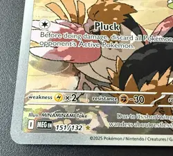 Spearow 151/132 Illustration Rare Holo – ME01 Mega Evolution Pokemon TCG (NM) - Image 3