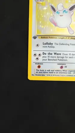 Pokemon TCG Wigglytuff Jungle 16/64 1st Edition Holo Rare LP - Image 5