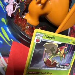 Flapple SWSH022 NM+ Holo STAMPED Prerelease Promo - Rebel Clash - Pokemon TCG - Image 2