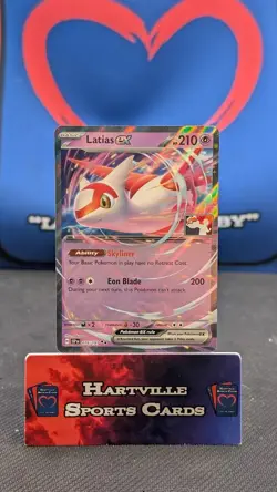 076/191 Latias ex Pokemon TCG Prize Pack Series 7 Play Stamped Surging Sparks - Image 1