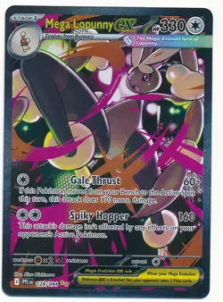 2025 POKEMON MEGA LOPUNNY EX SPECIAL ILLUSTRATION RARE #128/094 MINT - Image 1