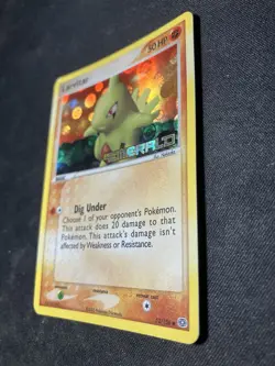 Pokemon Larvitar 52/106 Reverse Holo Stamped EX Emerald Ungraded Childhood - Image 3