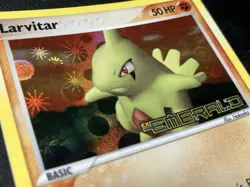 Pokemon Larvitar 52/106 Reverse Holo Stamped EX Emerald Ungraded Childhood - Image 5