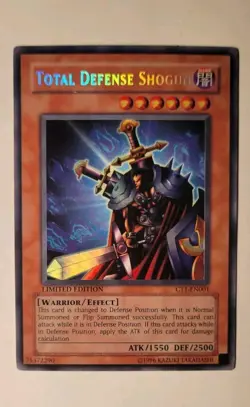 Total Defense Shogun CT1-EN001 Misprint Foil Error Secret Rare LP - Image 1