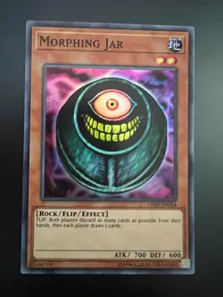YuGiOh Morphing Jar - OP09-EN004 Super Rare LP - Image 1