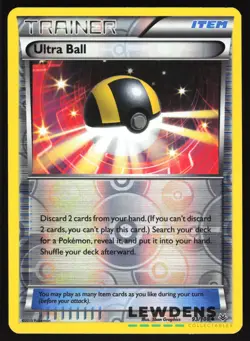 Ultra Ball - 93/108 - Uncommon Reverse Holo - Roaring Skies - Pokemon Card - Image 1