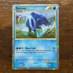 Suicune HGSS21 Holo Black Star Promo Pokemon Card - Image 1