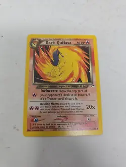 Pokemon Card - Dark Quilava Neo Destiny 39/105 Uncommon 1st Edition - Image 1