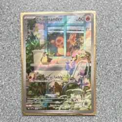 Pokemon Charmander 044 Scarlet & Violet Promo Holo Stamped Card - Image 1
