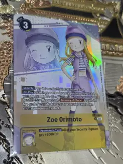 Digimon Card Game Zoe Orimoto (Premium Heroines Set) Rare BT7-088 R - Image 1
