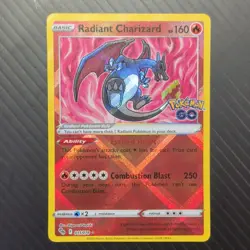Pokemon Radiant Charizard 011/078 Pokemon GO Radiant Rare Holo Card - Image 1