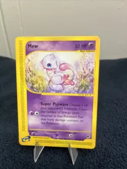 Mew 55/165 Rare Expedition Base Set Pokemon E Card LP Non Holo 2002 WotC - Image 1