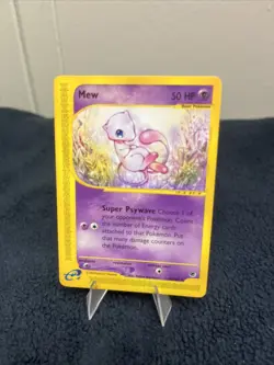 Mew 55/165 Rare Expedition Base Set Pokemon E Card LP Non Holo 2002 WotC - Image 2