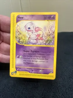 Mew 55/165 Rare Expedition Base Set Pokemon E Card LP Non Holo 2002 WotC - Image 5