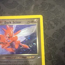 Dark Scizor - 9/105 - Pokemon Neo Destiny 1st Edition Holo Rare Card WOTC - Image 4