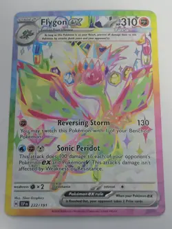 Pokemon Flygon Ex 222/191 Holo Surging Sparks Illustration Rare Card - Image 1