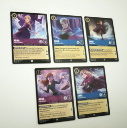 Disney Lorcana Theme Lot - Anna (Frozen) Theme Lot Of 5 Cards - Image 2
