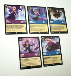 Disney Lorcana Theme Lot - Anna (Frozen) Theme Lot Of 5 Cards - Image 3