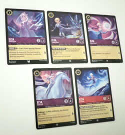 Disney Lorcana Theme Lot - Elsa (Frozen) Theme Lot Of 5 Cards - Image 2