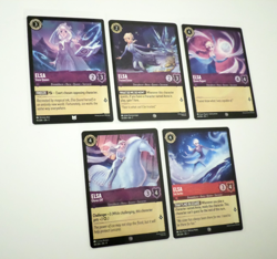 Disney Lorcana Theme Lot - Elsa (Frozen) Theme Lot Of 5 Cards - Image 3